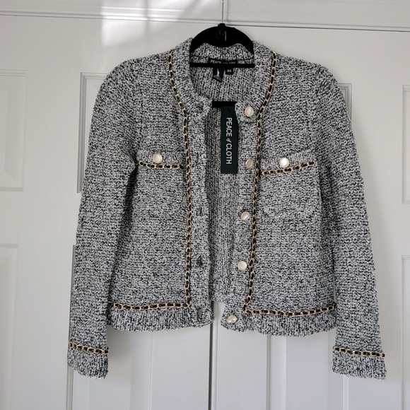 Peace of Cloth sweater jacket XS - Picture 1 of 8